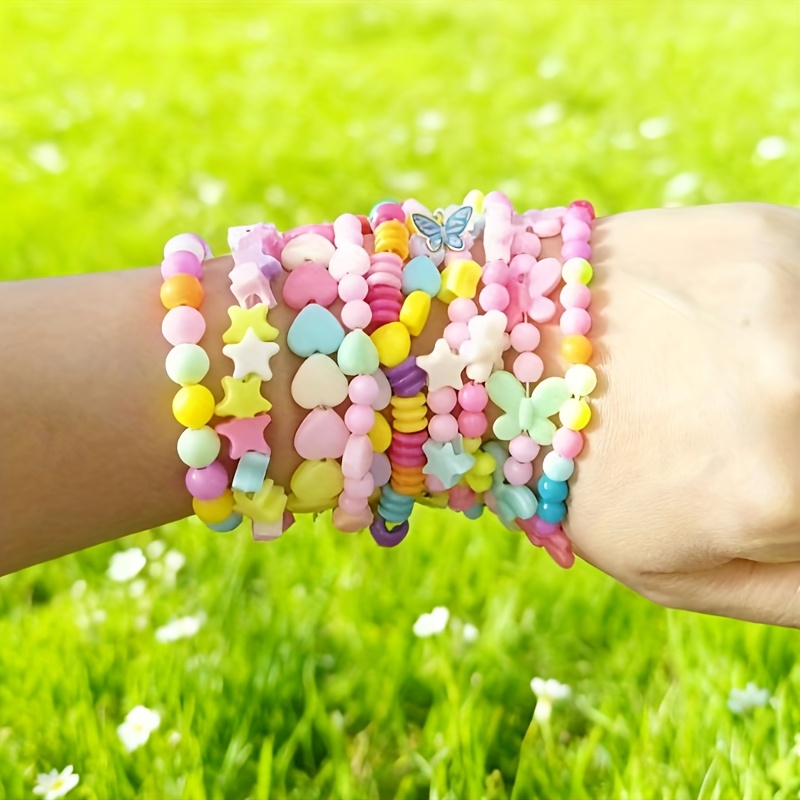 Mixed Color Shipping Bracelets, Fun Beaded Accessories